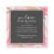 Elegant pink marble rose gold modern makeup artist