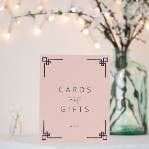 Elegant Pink Minimalist Gratitude Sign