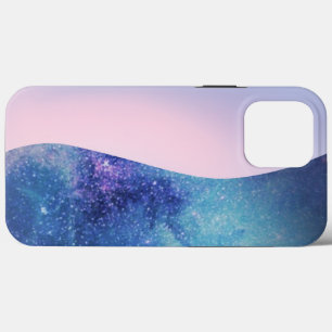 Elegant Pink Modern gradient galaxy glitter star iPhone 13 Pro Max Case