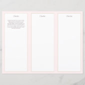 Elegant Pink Nail Salon Spa Brochure (Back)