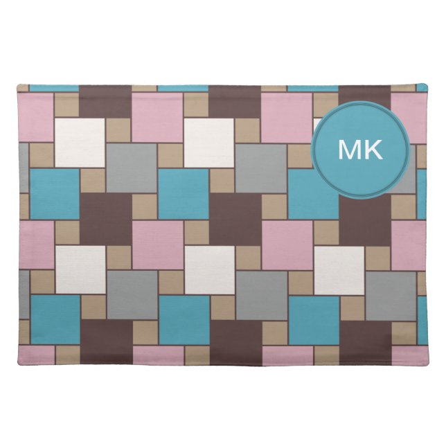 Elegant Pink Nectar Cloth Placemat (Front)