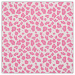 Elegant Pink on Pink Leopard Print Fabric