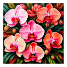 Elegant Pink Orchid Sophisticated Home Decor 🌸✨