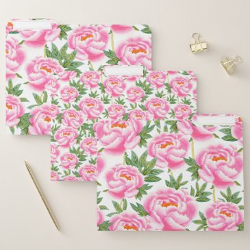 Elegant Pink Peonies Pattern