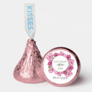Elegant Pink Peonies Wedding  Hershey®'s Kisses®