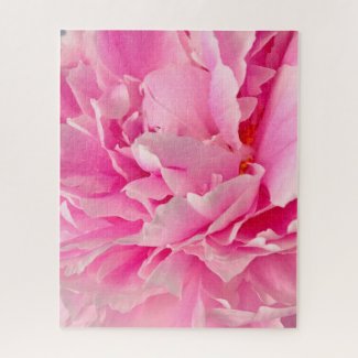 Elegant Pink Peony Photo Jigsaw Puzzle