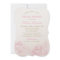 Elegant Pink Peony Sketch Gold Wedding Shower