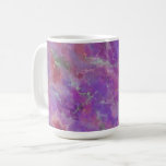 Elegant Pink, Purple and Silver Marble Pattern  Coffee Mug