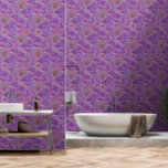 Elegant Pink, Purple and Silver Marble Pattern  Wallpaper