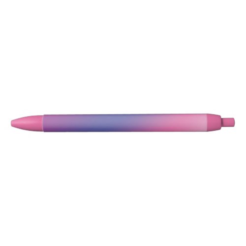 elegant pink purple blue ombre gradient colorful black ink pen
