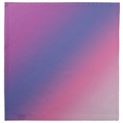 elegant pink purple blue ombre gradient colorful cloth napkin