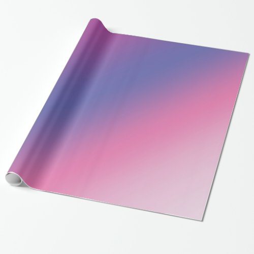 elegant pink purple blue ombre gradient colorful wrapping paper