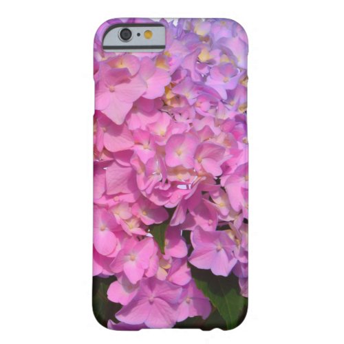 Elegant pink purple florals hydrangeas barely there iPhone 6 case