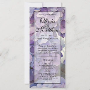 Elegant pink purple orange watercolor floral