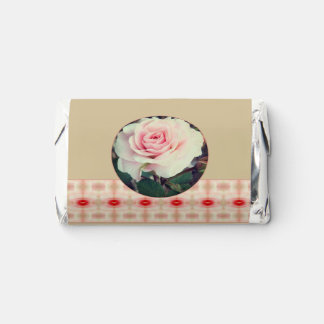 Elegant Pink Rose Accented Hershey's Miniatures