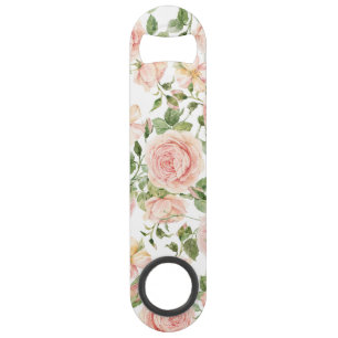 Elegant Pink Rose Garden Bar Key