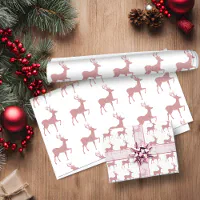 Dripping Glitter Pink Rose Gold Wrapping Paper, Zazzle