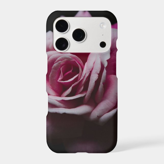  Elegant Pink Rose iPhone Case (Back)