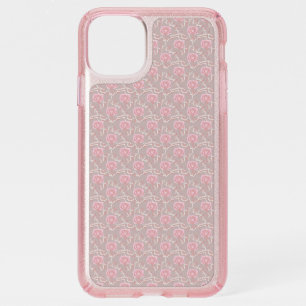 Elegant Pink Rose & Leaf Speck Case