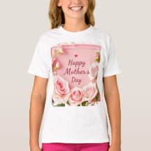 Elegant Pink Rose Mother’s Day Greeting