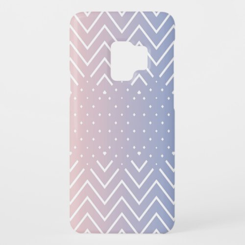 Elegant Pink rose quartz Blue pastel Cute Chevron Case_Mate Samsung Galaxy S9 Case