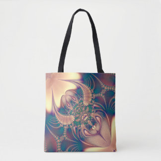 Elegant Pink Silk  Design Tote Bag