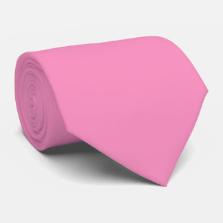 Elegant Pink Solid Groom Gift   Neck Tie