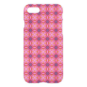 Elegant Pink Spider Flower Petals Pattern iPhone SE/8/7 Case