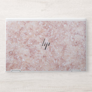Elegant pink stone marble, HP Laptop Skin