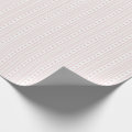 Elegant Pink Stripe Pattern Wrapping Paper | Zazzle