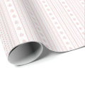 Elegant Pink Stripe Pattern Wrapping Paper | Zazzle