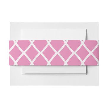 Elegant Pink Trellis / Wave Pattern 