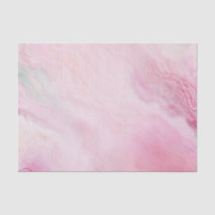 Elegant Pink Watercolor Agate Pattern  Tissue Pape Paper