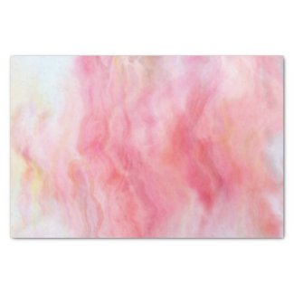 Elegant Pink Watercolor Agate Pattern  Tissue Paper