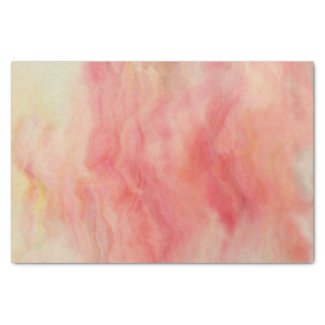 Elegant Pink Watercolor Agate Pattern  Tissue Paper