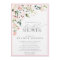 Elegant Pink Watercolor Floral Bridal Shower