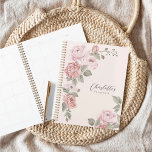 Elegant Pink Watercolor Peony Florals Personalized Planner<br><div class="desc">Our gorgeous peonies planner features our hand-painted watercolor peony florals in light dusty blush pink and deep blush pink with dusty sage green leaves and greenery. Our romantic and elegant design with our beautifully arranged florals creates a unique design layout. Our watercolor peony flowers are arranged to create this beautiful...</div>