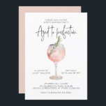 Elegant Pink Wine Aged to Perfection 50th Birthday Invitation<br><div class="desc">// Can be customized to suit your needs. Designed by Gorjo Designs via Zazzle. // Need help customizing your design? Got other ideas? Feel free to contact me (Zoe) directly.</div>