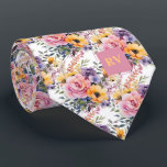 Elegant Pink Yellow Watercolor Flowers Neck Tie<br><div class="desc">The "Elegant Pink Yellow Watercolor Flowers" neck tie effortlessly weaves a tapestry of sophistication and charm into the lives of men who appreciate the art of dressing well. Imagine a dusty pink canvas adorned with delicate buttercream yellow hues, delicately forming an exquisite floral bouquet that captures the essence of refined...</div>