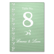 Elegant Pistachio Green Wedding Table