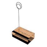 Elegant Place Card Holder with Name and Job Title