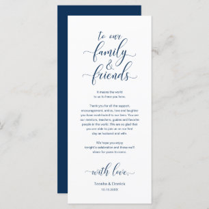 Elegant Place Setting Dinner Party Thank You Card