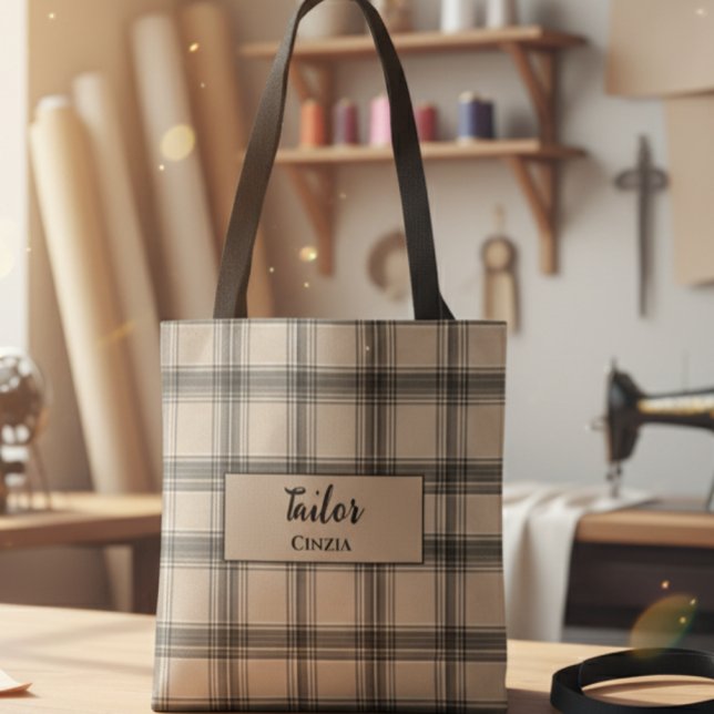 Elegant Plaid Bag – Handmade Craftsmanship (Creator Uploaded)