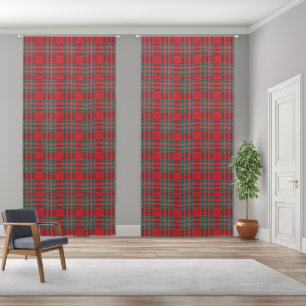 Elegant Plaid Checkered Tartan Blackout Curtains