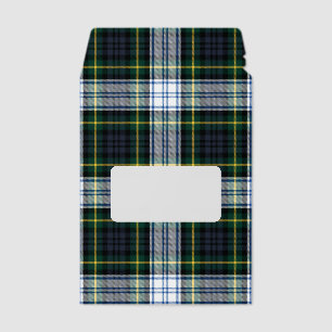 Elegant Plaid Checkered Tartan Envelope Mailers
