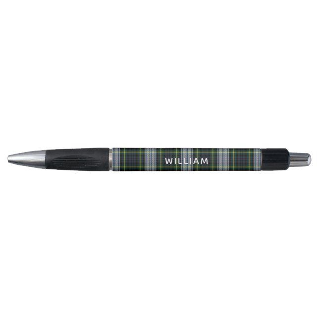 Elegant Plaid Gordon Rustic Tartan Custom Pen (Front)