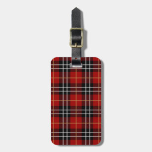 Elegant Plaid Luggage Tag