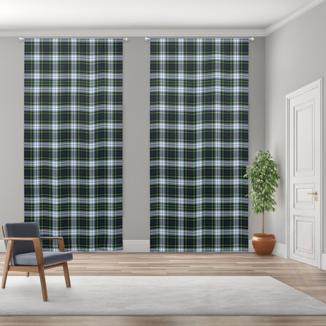 Elegant Plaid Rustic Country Gordon Tartan Blackout Curtains (Wide)