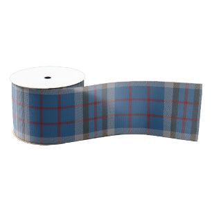 Elegant Plaid Rustic Thompson Tartan Grosgrain Ribbon