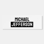 Elegant Plain Black White Personalized Custom Foam Board